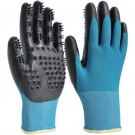 好員工N320尼龍丁腈起釘寵物手套